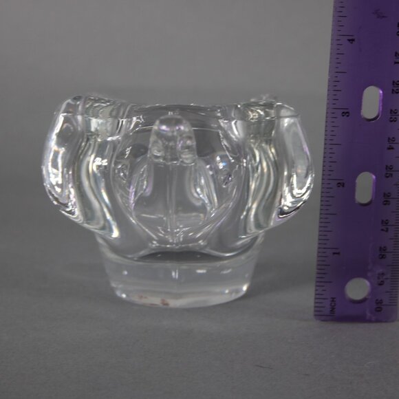 Sasaki Elephant Bowl 3 x 6 Crystal Elephant Bowl - Picture 11 of 12